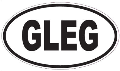 GLEG - Oval Sticker