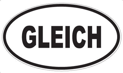GLEICH - Oval Magnet