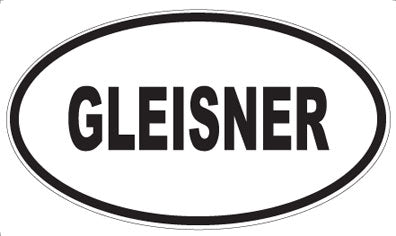 GLEISNER - Oval Magnet