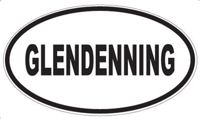 GLENDENNING - Oval Magnet