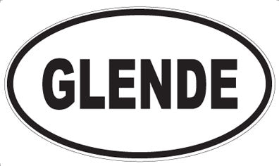 GLENDE - Oval Magnet