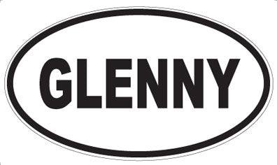 GLENNY - Oval Magnet