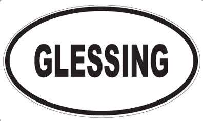 GLESSING - Oval Magnet
