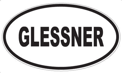 GLESSNER - Oval Magnet