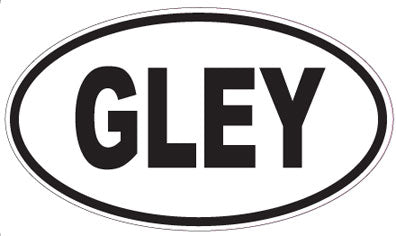 GLEY - Oval Sticker
