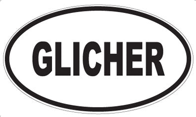GLICHER - Oval Magnet
