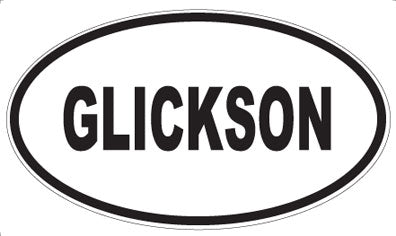 GLICKSON - Oval Magnet