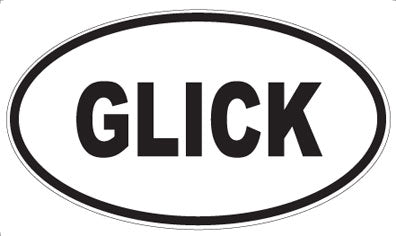 GLICK - Oval Magnet