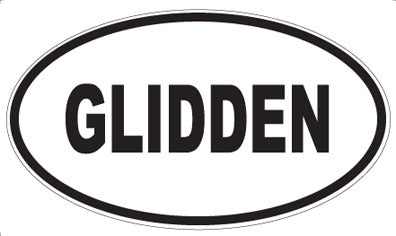 GLIDDEN - Oval Magnet