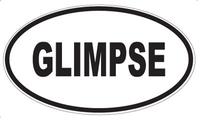 GLIMPSE - Oval Magnet