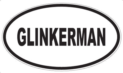 GLINKERMAN - Oval Magnet