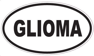 GLIOMA - Oval Sticker