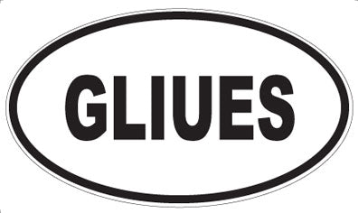 GLIUES - Oval Magnet
