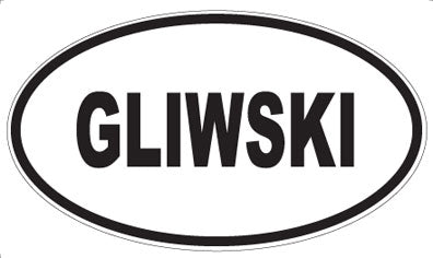 GLIWSKI - Oval Magnet