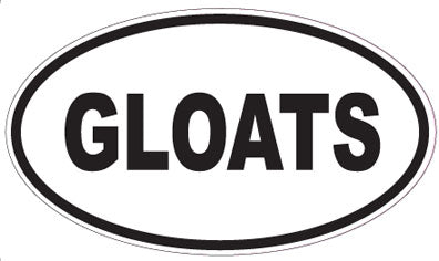 GLOATS - Oval Sticker