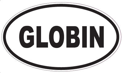 GLOBIN - Oval Sticker