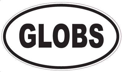 GLOBS - Oval Magnet