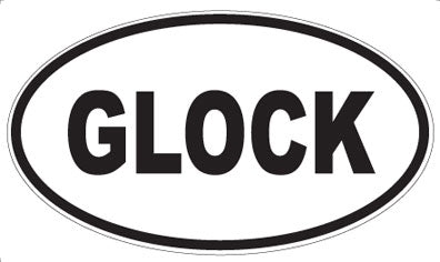 GLOCK - Oval Magnet