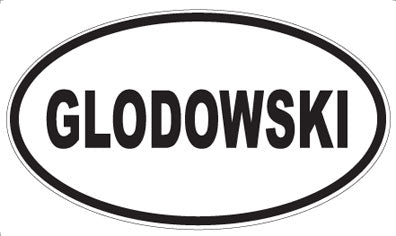 GLODOWSKI - Oval Magnet