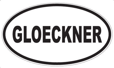 GLOECKNER - Oval Magnet