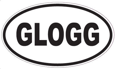 GLOGG - Oval Sticker