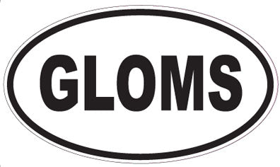 GLOMS - Oval Magnet