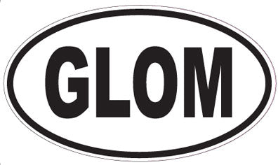 GLOM - Oval Sticker