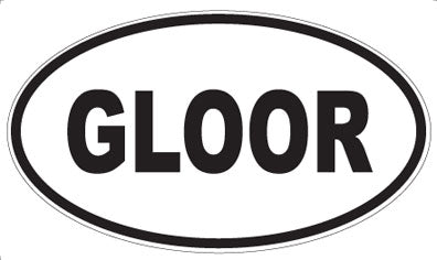 GLOOR - Oval Magnet