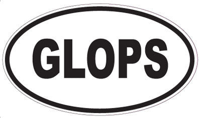 GLOPS - Oval Magnet