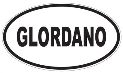 GLORDANO - Oval Magnet
