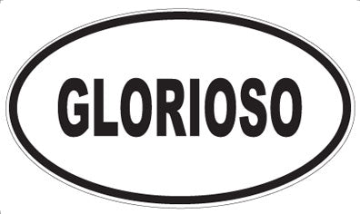 GLORIOSO - Oval Magnet