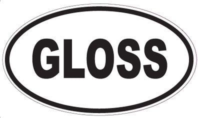 GLOSS - Oval Magnet