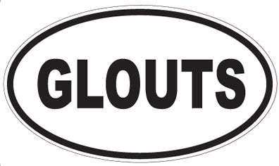 GLOUTS - Oval Sticker