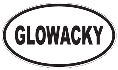 GLOWACKY - Oval Magnet
