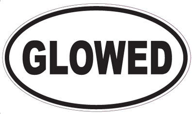 GLOWED - Oval Sticker