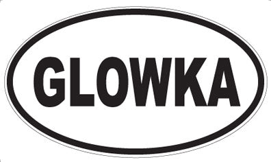 GLOWKA - Oval Sticker