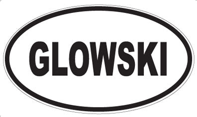 GLOWSKI - Oval Magnet