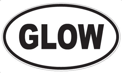GLOW - Oval Magnet