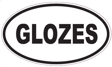 GLOZES - Oval Sticker
