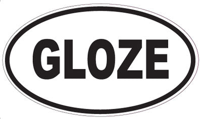 GLOZE - Oval Magnet