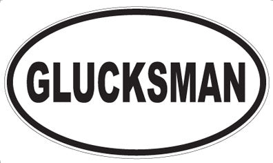 GLUCKSMAN - Oval Magnet
