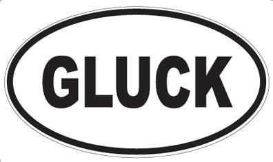 GLUCK - Oval Magnet