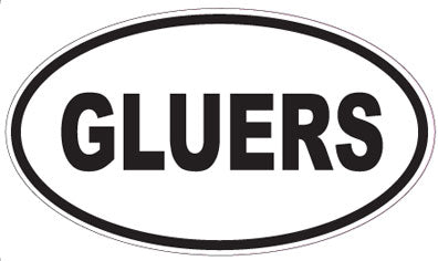 GLUERS - Oval Sticker