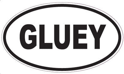 GLUEY - Oval Magnet