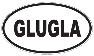 GLUGLA - Oval Magnet