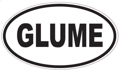 GLUME - Oval Sticker