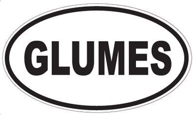 GLUMES - Oval Sticker