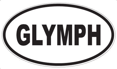 GLYMPH - Oval Magnet