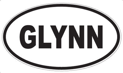 GLYNN - Oval Magnet