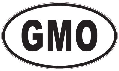 GMO - 3 Letter Initials Oval Magnet
